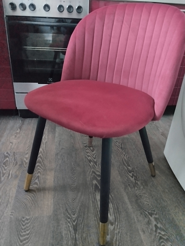 Стул на металлокаркасе Gabi latte / gold / black фото покупателя 530