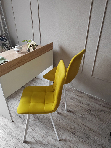 Стул на металлокаркасе Чилли К кирпичный / черный фото покупателя 189