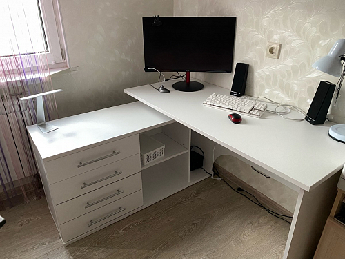 Компьютерный стол с тумбой КСТ-109 тумба слева фото покупателя 25