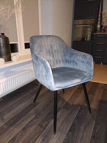 Стул на металлокаркасе Slam синий фото покупателя 69