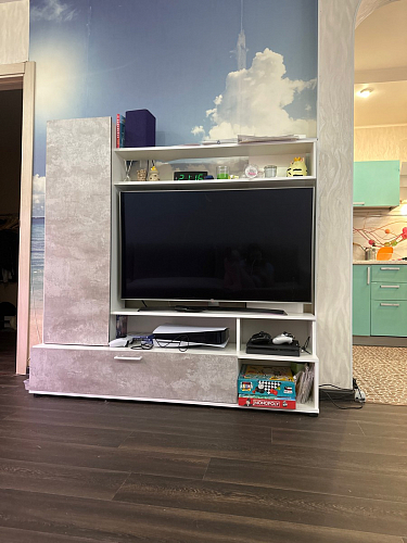 Готовая гостиная Jimenez дуб венге / белый глянец фото покупателя 6