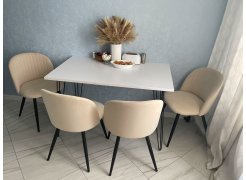 Стул на металлокаркасе Gabi 1 gray / black фото покупателя 730