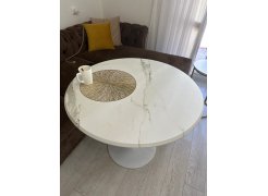 Стол Тулип 90х73 дуб вотан / белый фото покупателя 100