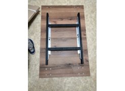 Деревянный стол Лота Лофт 120(160)х75 черный матовый / бетон светлый фото покупателя 636