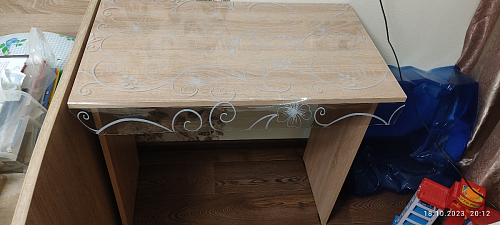 Стол письменный Kiwi белый  - Уцененный экземпляр фото покупателя 30