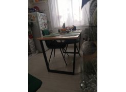 Стол Лота Лофт 140 25 мм юта / белый матовый фото покупателя 206