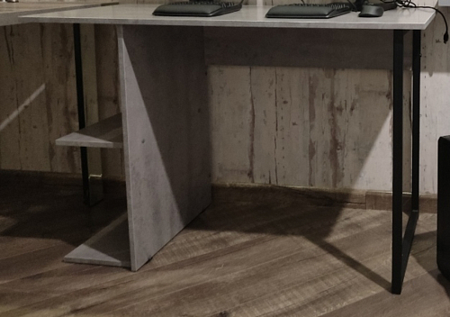 Письменный стол Челси Лофт дуб делано светлый / белый матовый фото покупателя 17