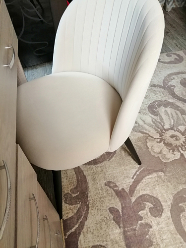 Стул на металлокаркасе Gabi latte / gold / black фото покупателя 323