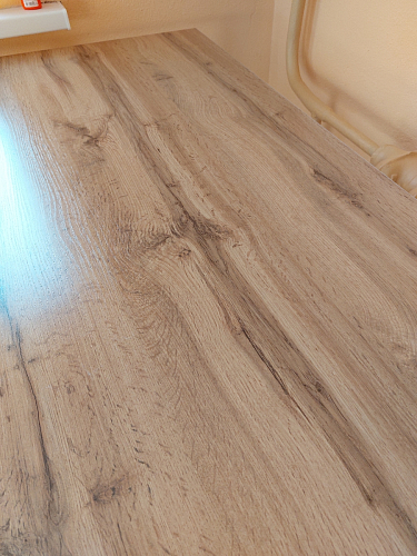 Стол Тринити Лофт 120 32 мм дуб галифакс табако / черный матовый фото покупателя 646