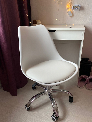 Компьютерное кресло Kolin cappuccino / chrome фото покупателя 20