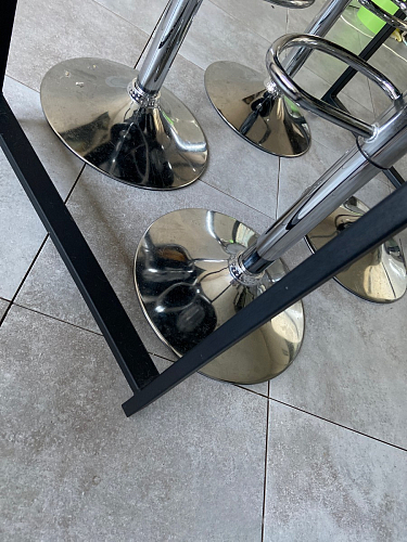 Барная стойка Дилан Лофт 120х60х90 бетон фото покупателя 104