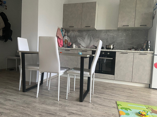 Деревянный стол Лота Лофт 140х80 белый матовый / бетон светлый фото покупателя 229