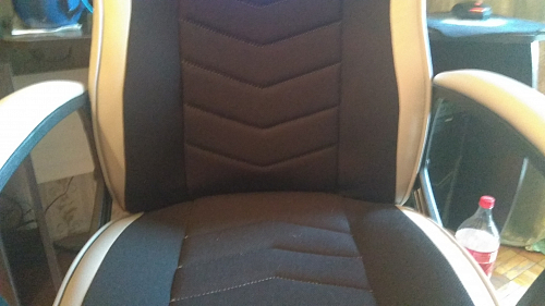 Компьютерное кресло Gamer черное / бежевое фото покупателя 184