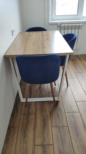 Деревянный стол Лота Лофт 120x75 дуб крафт табачный / черный матовый фото покупателя 949