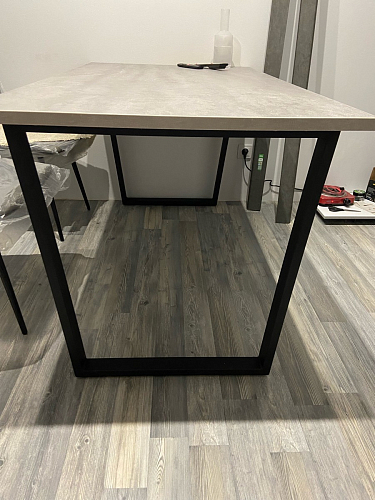 Деревянный стол Лота Лофт 120x75 дуб крафт табачный / черный матовый фото покупателя 886