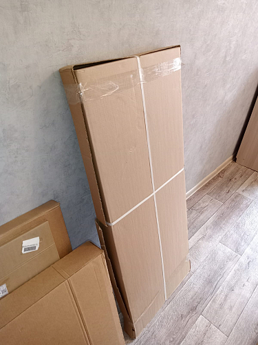 Письменный стол Комфорт 12.71 дуб золотой craft / белая аляска  - Уцененный экземпляр фото покупателя 171