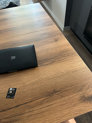 Стол Лота Лофт 140 25 мм черный матовый / бетон фото покупателя 668