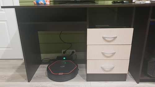 Стол письменный Бриз МДФ волна лайм / ясень светлый фото покупателя 171