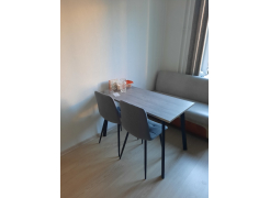 Стол Тринити Лофт 120 32 мм бетон / черный матовый фото покупателя 367