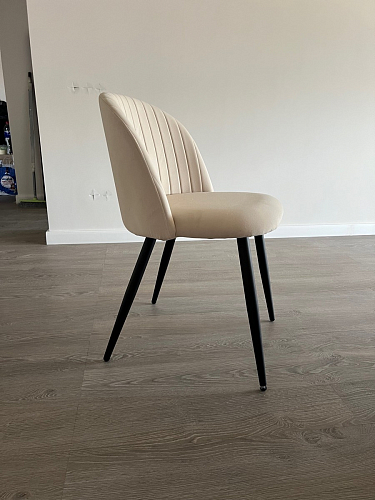 Стул на металлокаркасе Gabi latte / gold / black фото покупателя 341