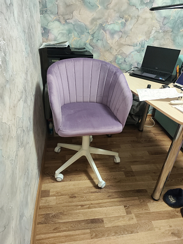 Компьютерное кресло Тибо сиреневый фото покупателя 166