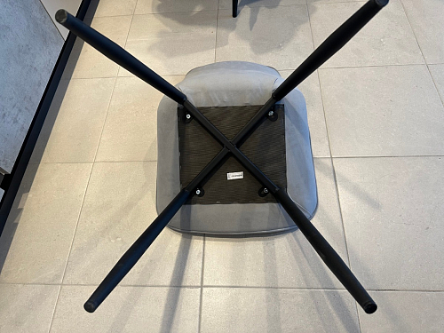 Стул на металлокаркасе Седа К velvet lux 76 / черный фото покупателя 41