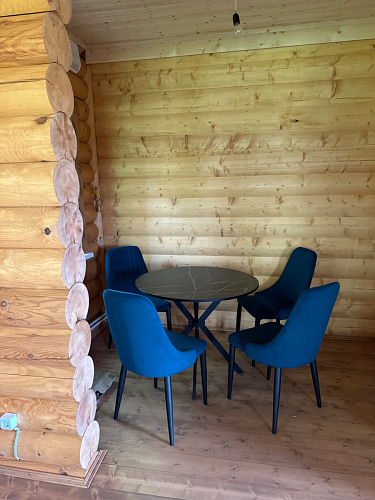 Стул на металлокаркасе Kora light purple / black фото покупателя 403