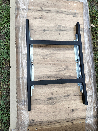 Деревянный стол Лота Лофт 120x75 дуб крафт табачный / черный матовый фото покупателя 472