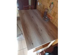 Деревянный стол Лота Лофт 120(160)х75 черный матовый / бетон светлый фото покупателя 933