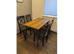 Стол Тринити Лофт 120 32 мм бетон / черный матовый фото покупателя 169