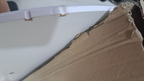 Стол Тулип 80х73 мрамор черный / белый фото покупателя 69