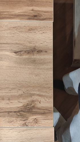 Стол раскладной Колон Лофт 120 32 мм дуб галифакс табако / черный матовый фото покупателя 66