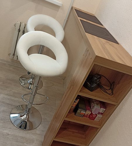 Барный стул Oazis gray fabric / chrome фото покупателя 1