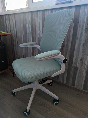 Компьютерное кресло Konfi gray / blue / white фото покупателя 146