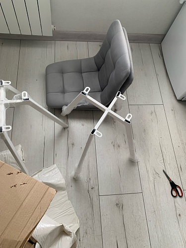 Комплект стульев Чилли 2 шт бежевый / черный фото покупателя 721