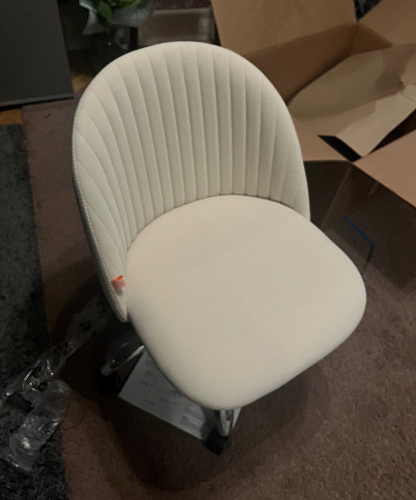 Компьютерное кресло Melody/Мелоди молочное фото покупателя 100