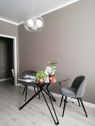 Стул на металлокаркасе Gabi 1 темно-серый / черный фото покупателя 21