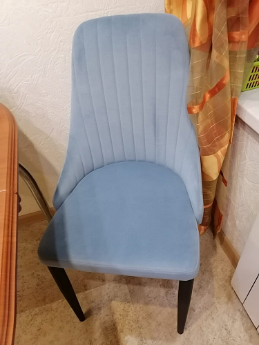 Стул на металлокаркасе Kora gray / black фото покупателя 141