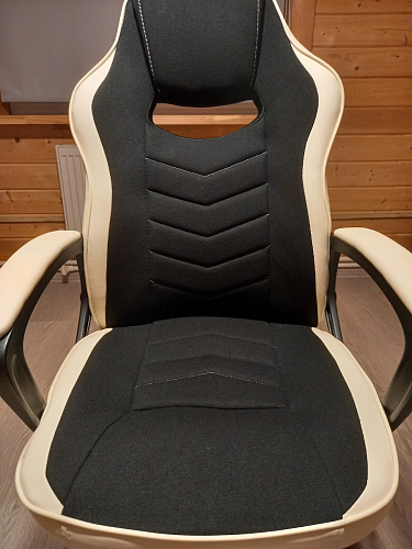 Компьютерное кресло Gamer черное / бежевое фото покупателя 94