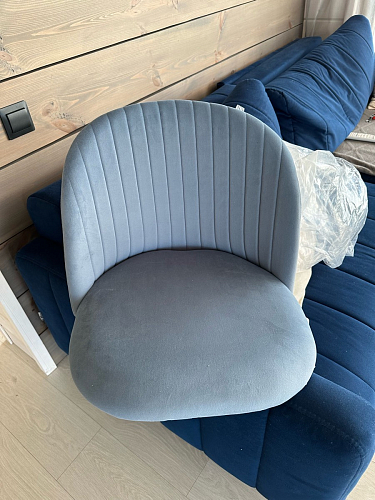 Стул на металлокаркасе Gabi latte / gold / black фото покупателя 431