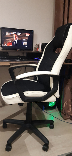 Компьютерное кресло Gamer черное / бежевое фото покупателя 166