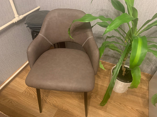 Стул на металлокаркасе Konor dark gray фото покупателя 1