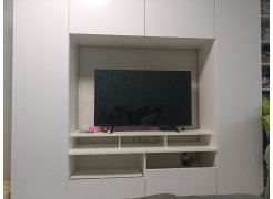 Готовая гостиная Румба белый / белый глянец  - Уцененный экземпляр фото покупателя 71