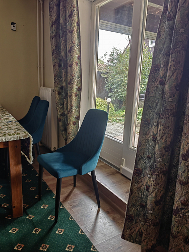 Стул на металлокаркасе Kora dark gray / black фото покупателя 382