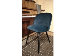 Стул на металлокаркасе Gabi 1 gray / black фото покупателя 262