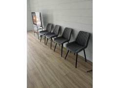 Стул на металлокаркасе Вейв темно-серый / черный фото покупателя 155