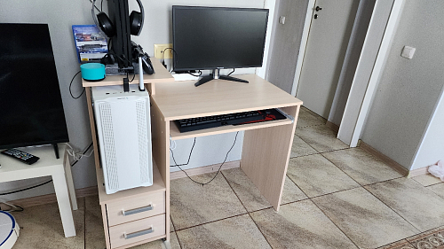 Стол компьютерный Джаз-24 правый венге фото покупателя 15