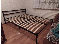 Односпальная кровать Фади 80х200 черная фото покупателя 1133