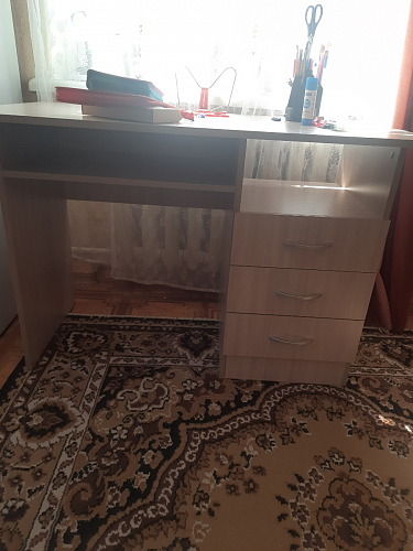 Стол письменный Бриз МДФ волна лайм / ясень светлый фото покупателя 243