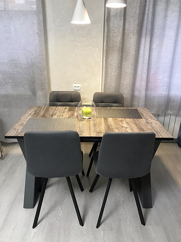 Стул на металлокаркасе Чилли бирюзовый / черный фото покупателя 762